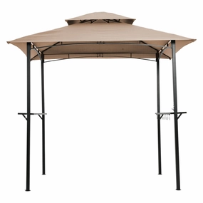 Streamdale Grill Gazebo 8x5 Ft Khaki