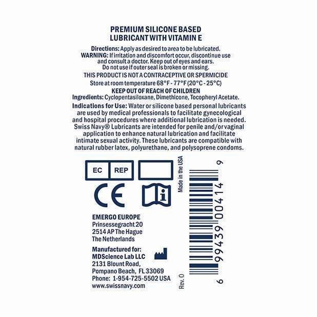 Swiss Navy - Silicone Premium Lubricant