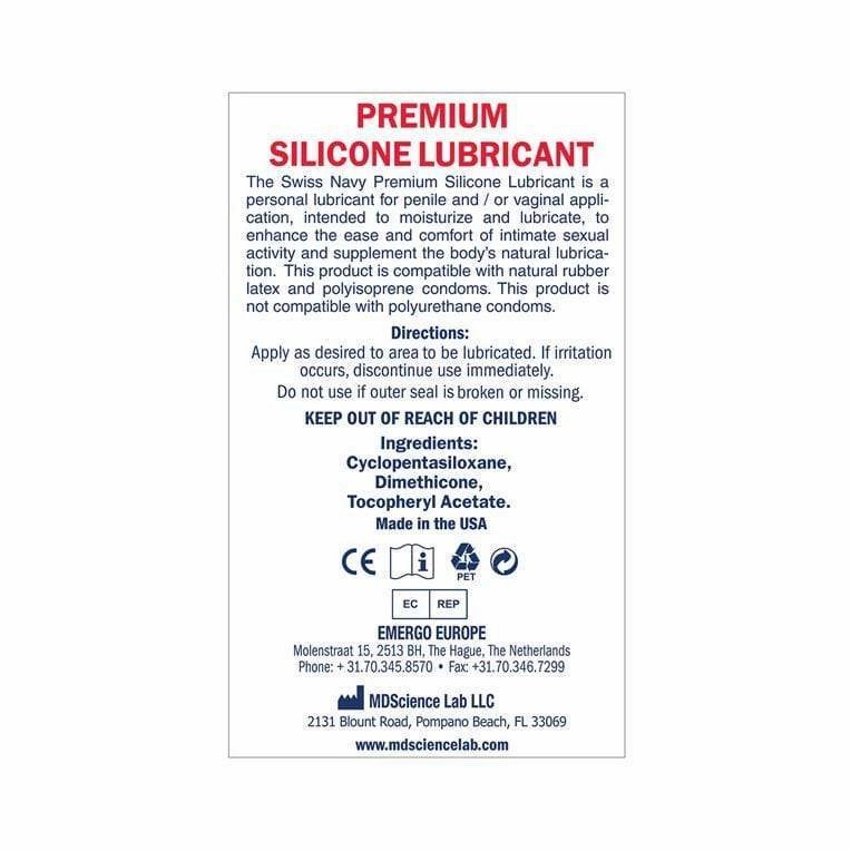 Swiss Navy - Silicone Premium Lubricant