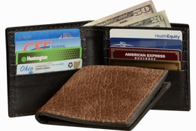 Tan Hippopotamus Bifold Wallet