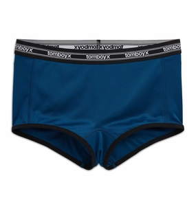 Tucking Boy Shorts - Retro Blue