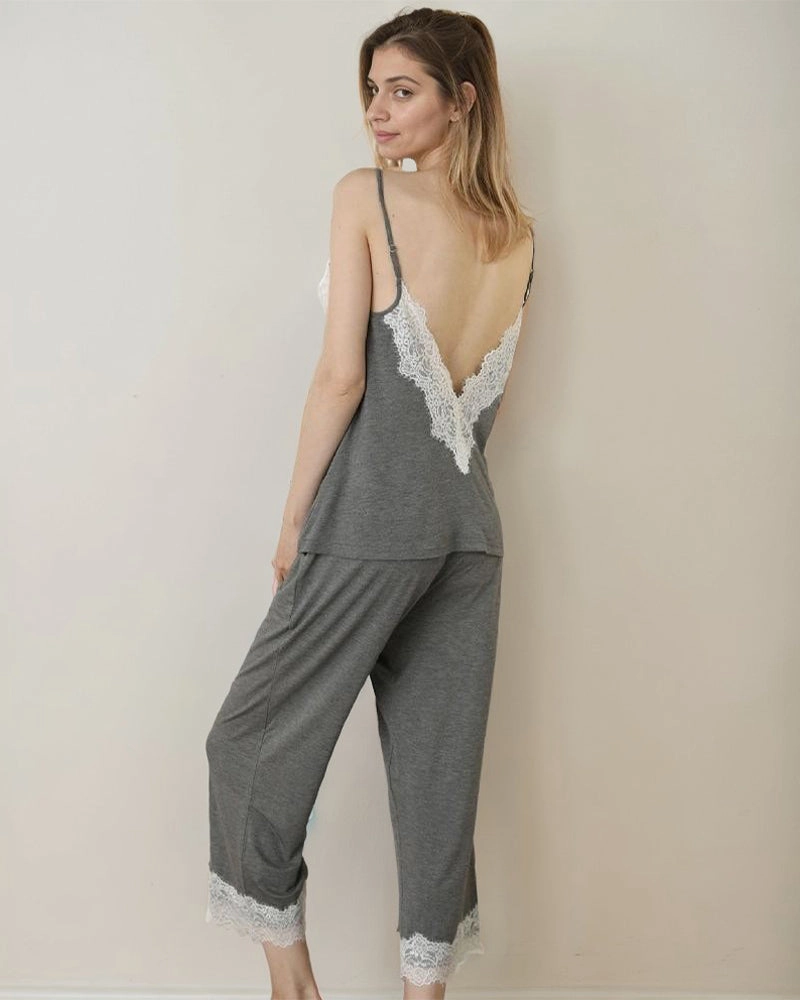 Two-piece Camisole Pants Pajamas Sets
