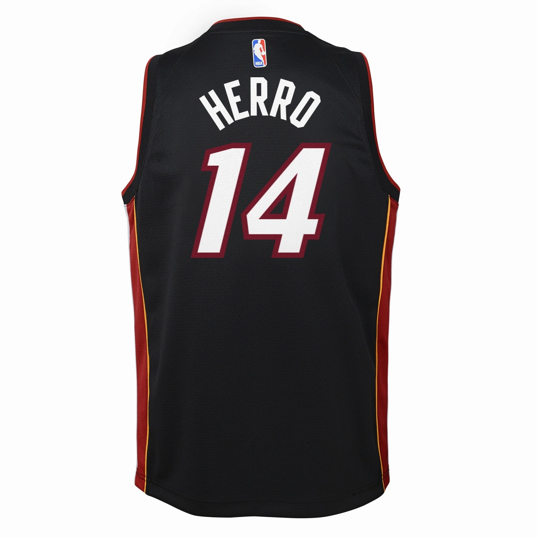 Tyler Herro Nike Kids Icon Black Replica Jersey