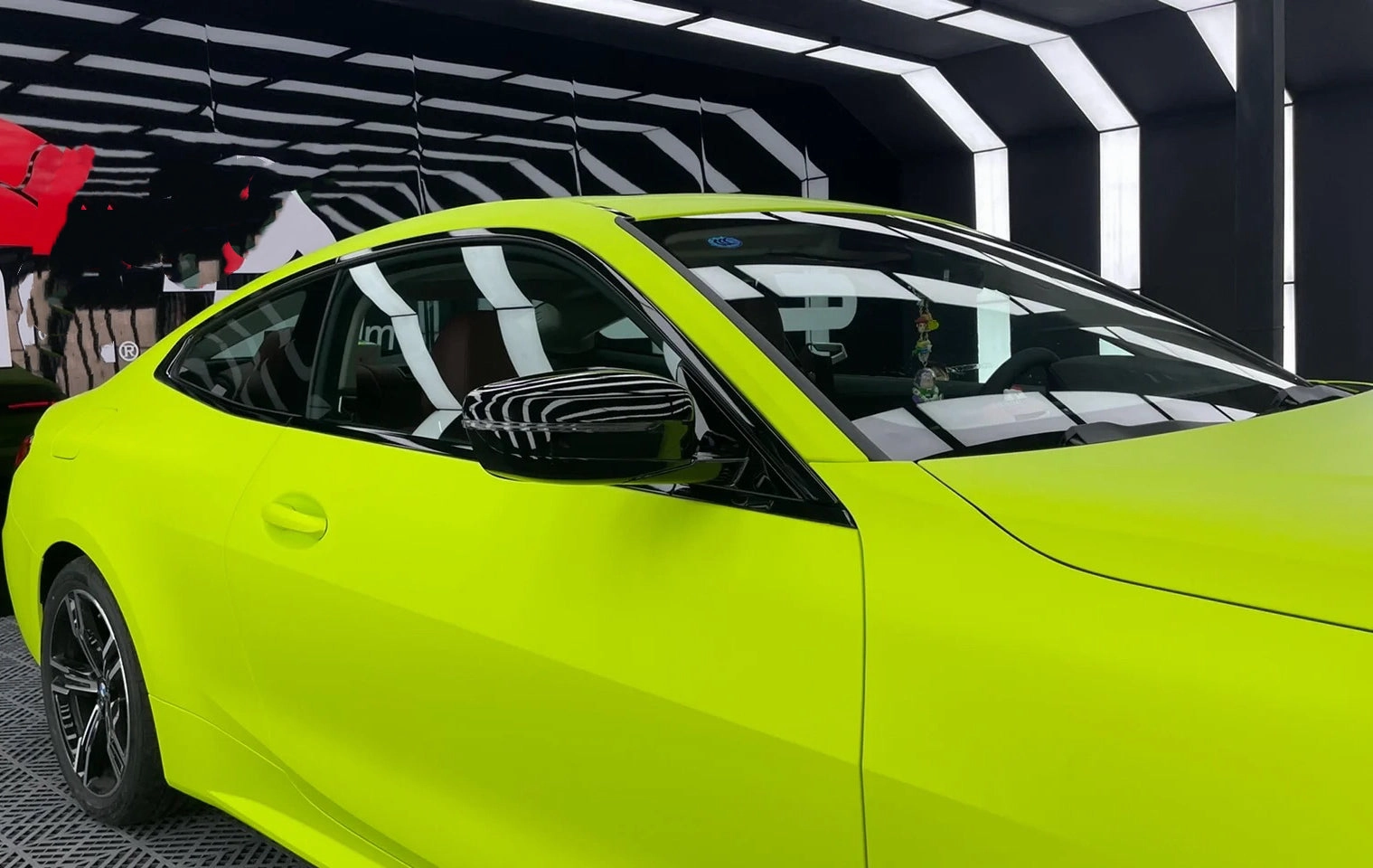 Ultra-Matte Chartreuse Yellow Vinyl Wrap