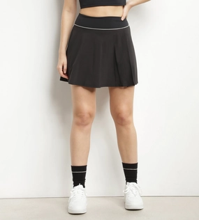 Women's microfibre short skirt Black Dim Move