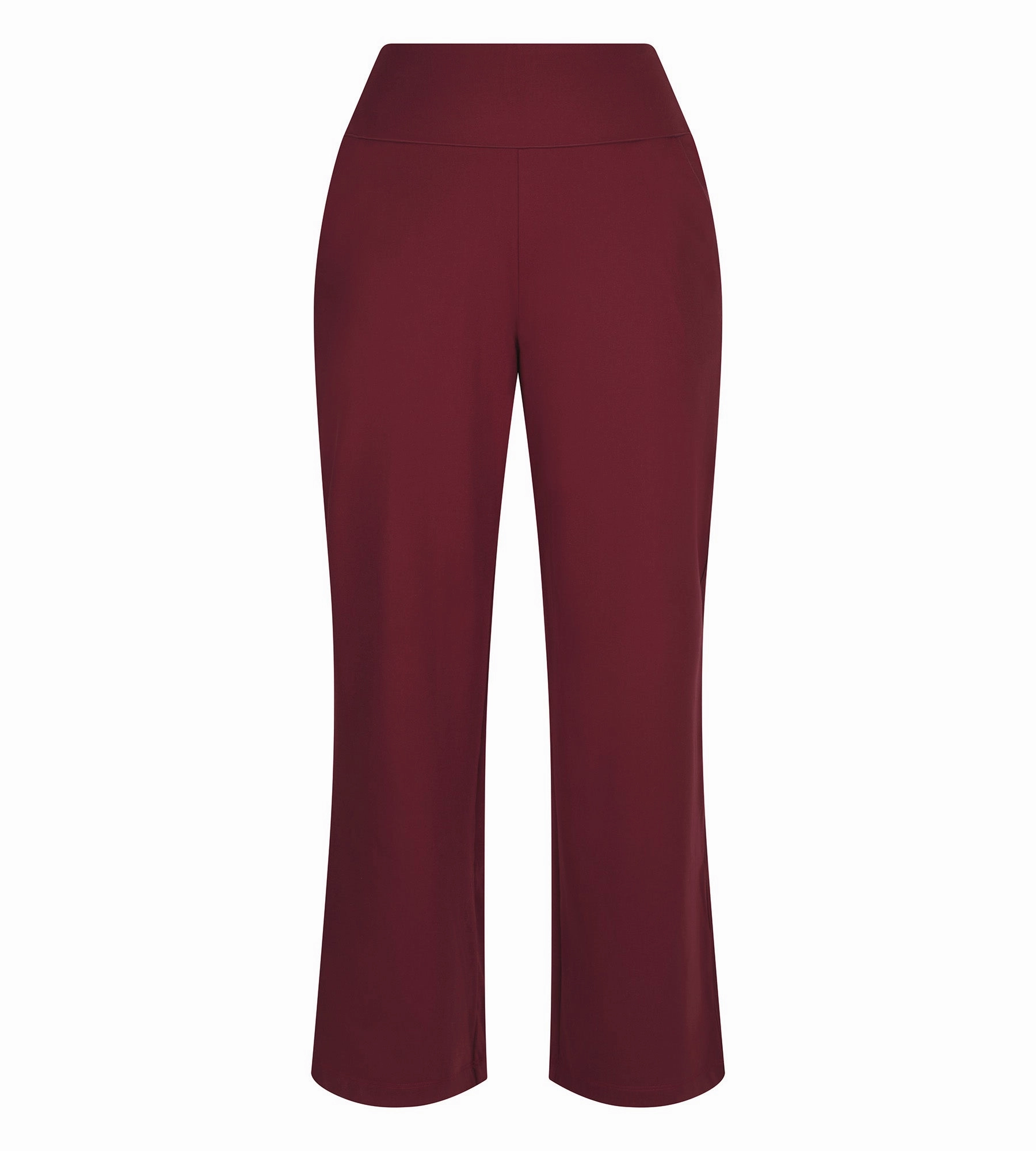 Women's stretch jersey wide-leg sports trousers Bordeaux Dim Move