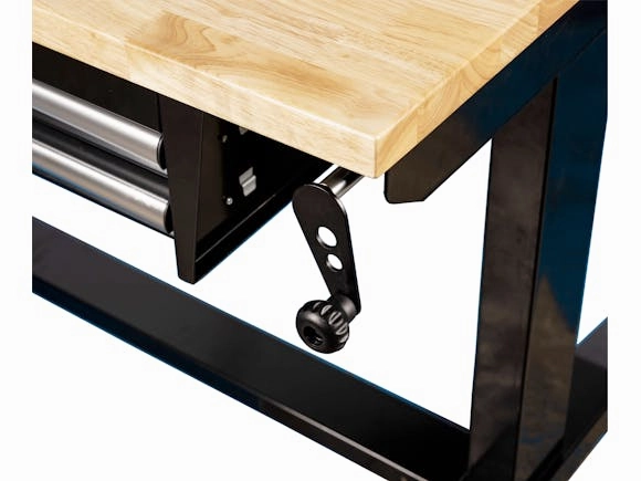 Workbench Height Adjustable 2 Drawer 132 x 61cm
